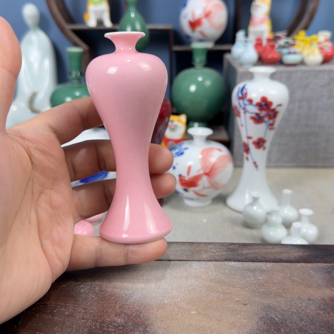 陶瓷手工小花器摆件