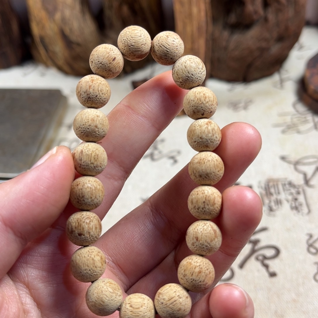 降真香手串/手链1.0x19糖结白油