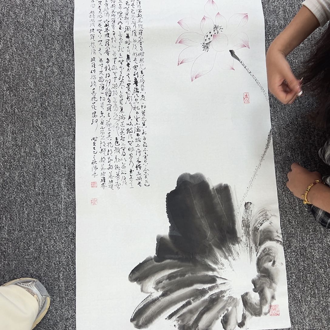 国画国画作品纯手工