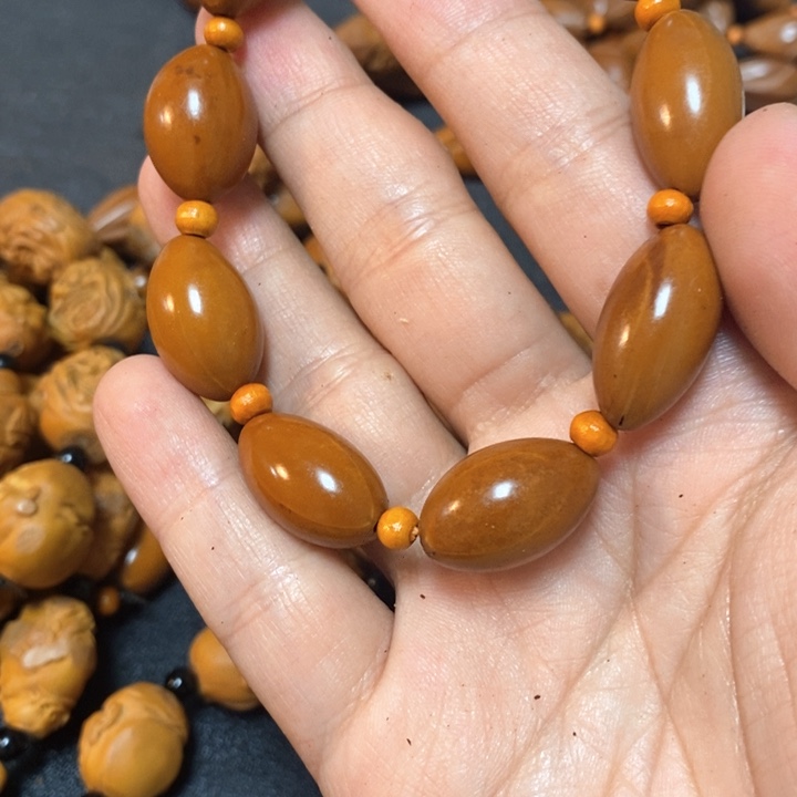 橄榄核手串/手链橄榄微瑕光珠