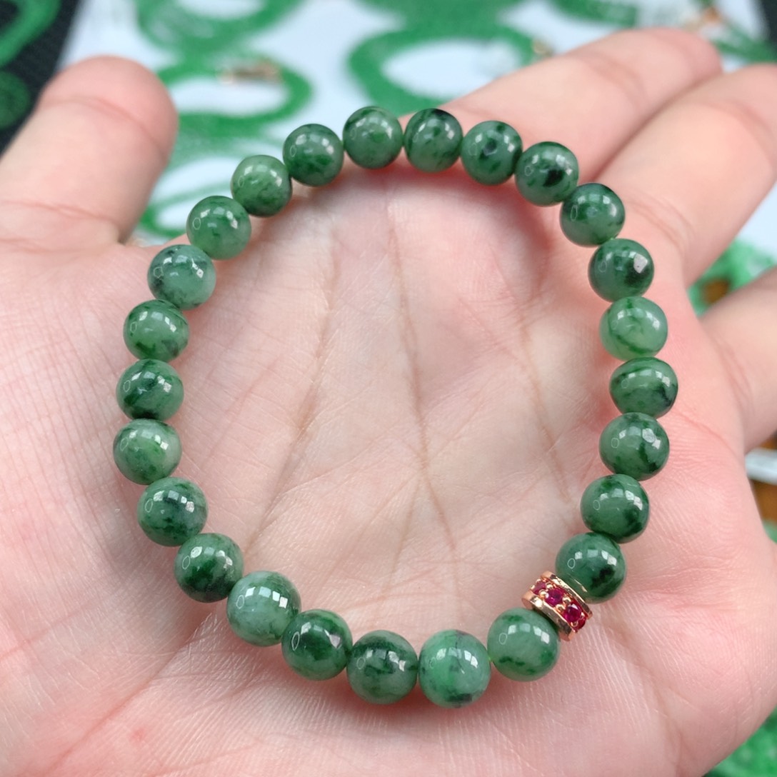 翡翠手链未镶嵌翡翠