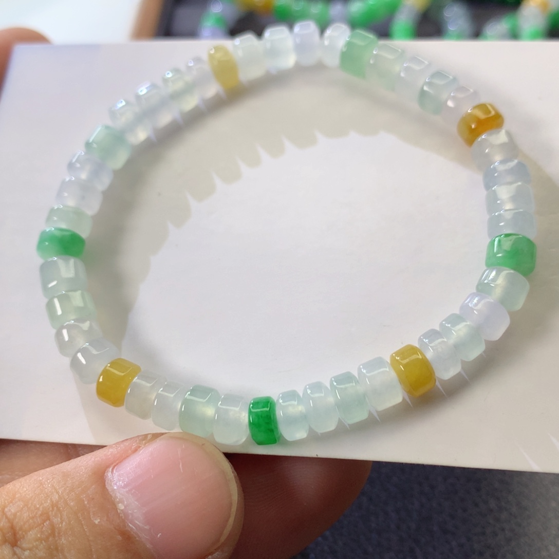 未镶嵌手链翡翠翡翠