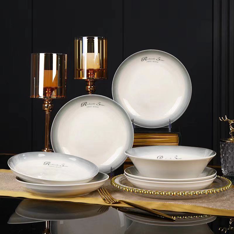 8英寸渐变色圆盘6个 破损联系客服补发