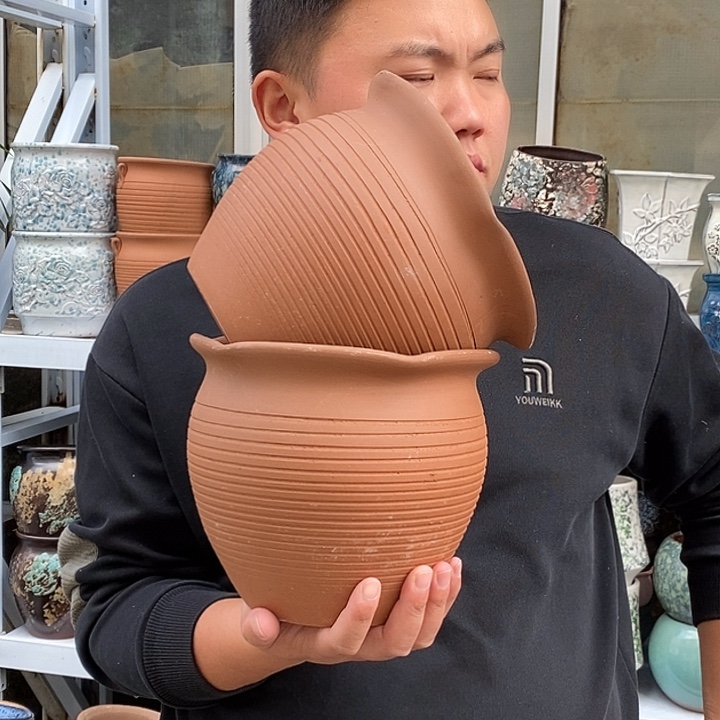 花盆紫砂口20高18福利