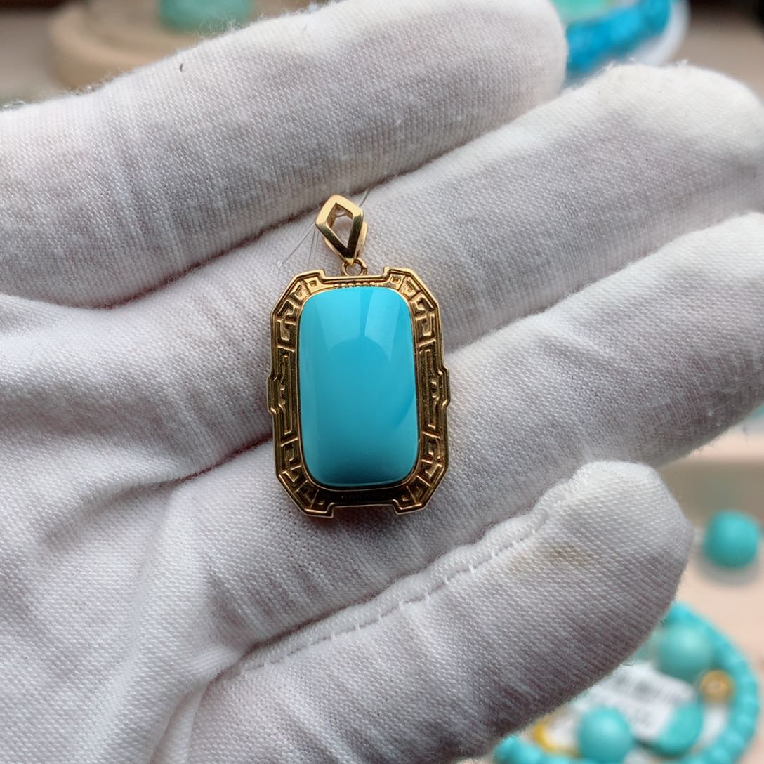 绿松石珠宝奇石未镶嵌