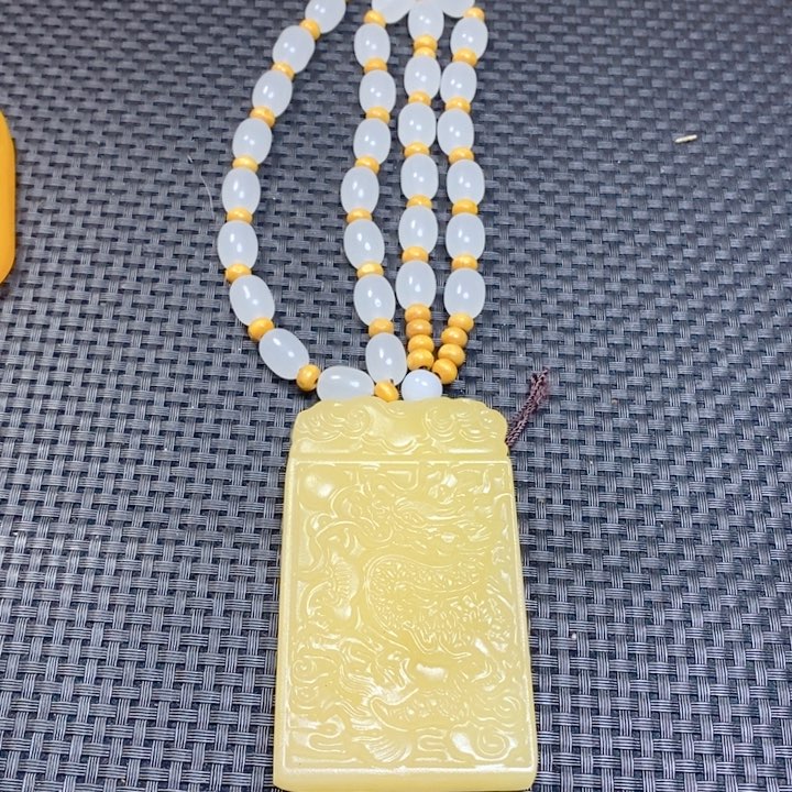 双面龙牌和链子一套