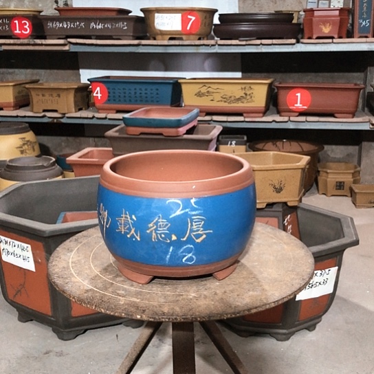 紫砂紫砂花盆包邮