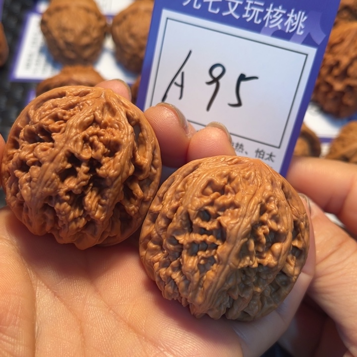 文玩核桃把件42粗筋A95