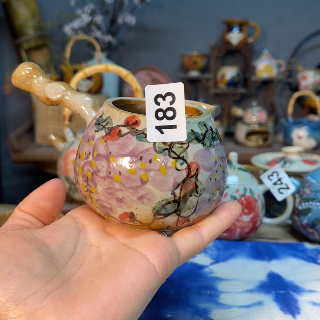 杯素浅陶瓷手工手绘