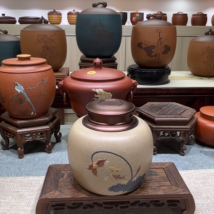 紫砂茶叶罐茶叶罐