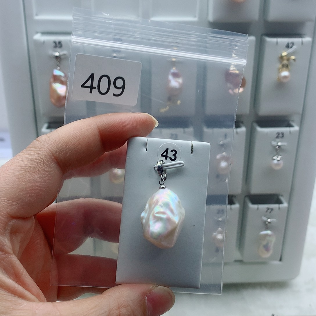 吊坠(不含链)合金淡水珍珠