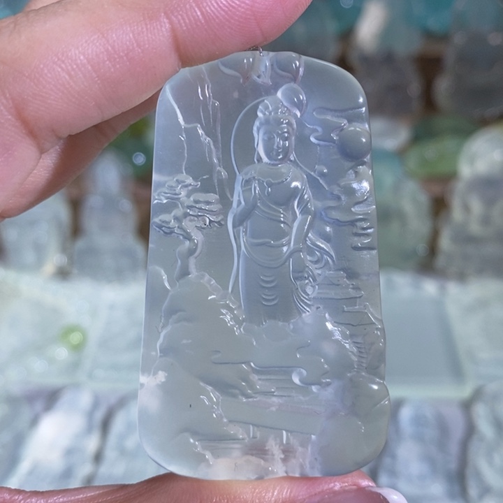 岫玉吊坠未镶嵌吊坠