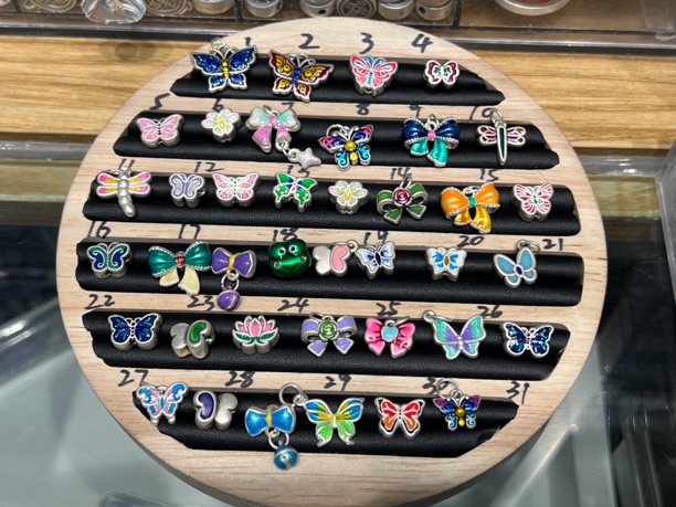 非金属仿珍珠吊坠 水晶银饰配件