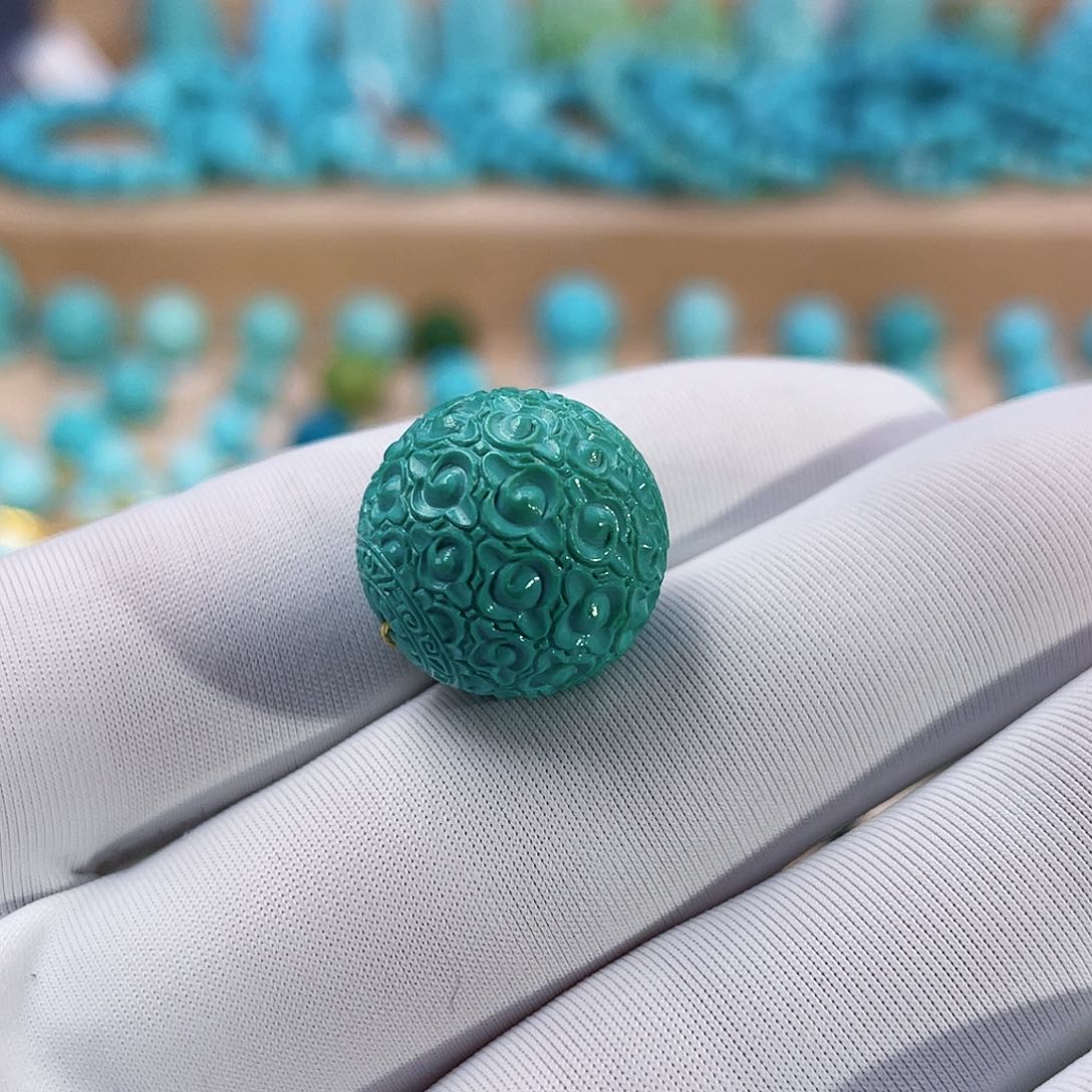 绿松石珠宝奇石未镶嵌