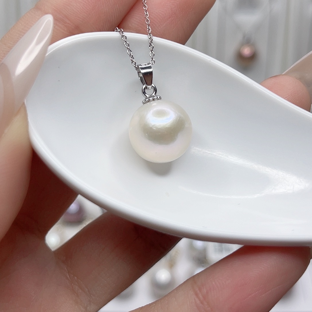 淡水珍珠未镶嵌吊坠(赠链)