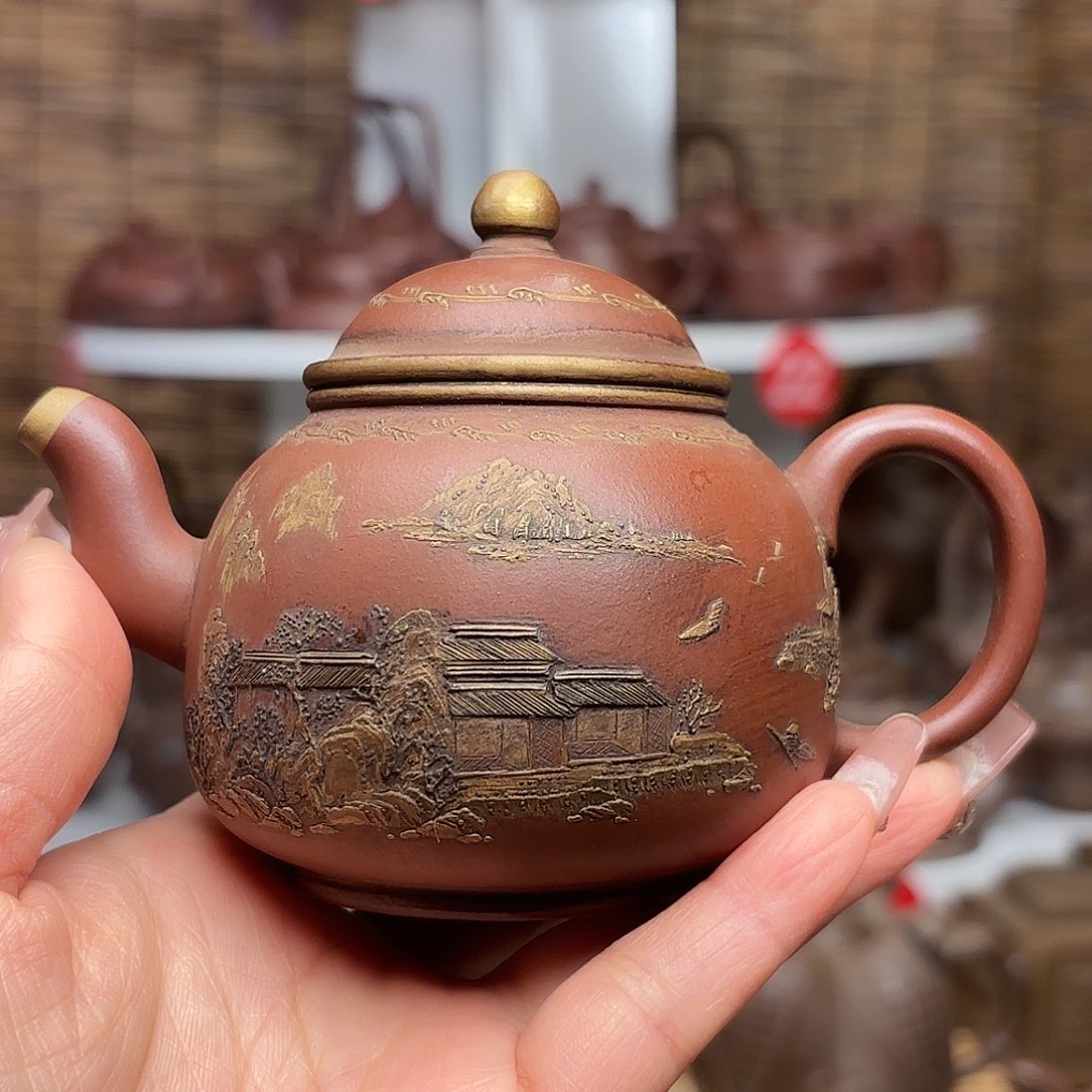 紫砂茶壶明****明紫砂老壶