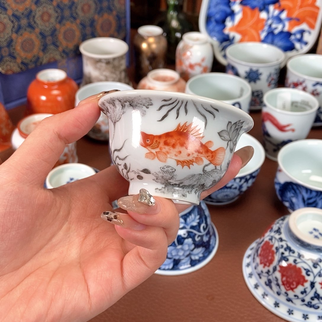 瓷云楼老油红和为贵压手