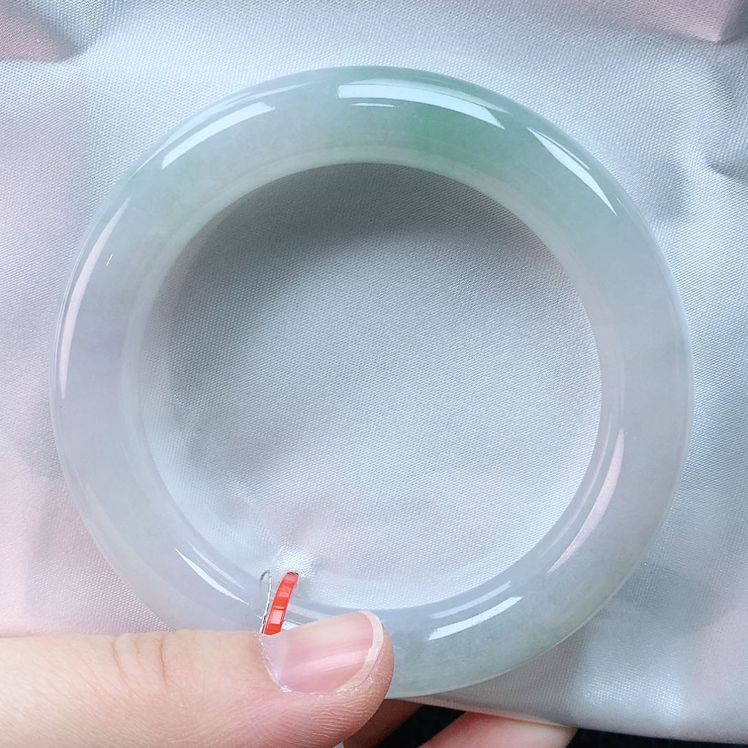翡翠手镯未镶嵌56.9胖圆