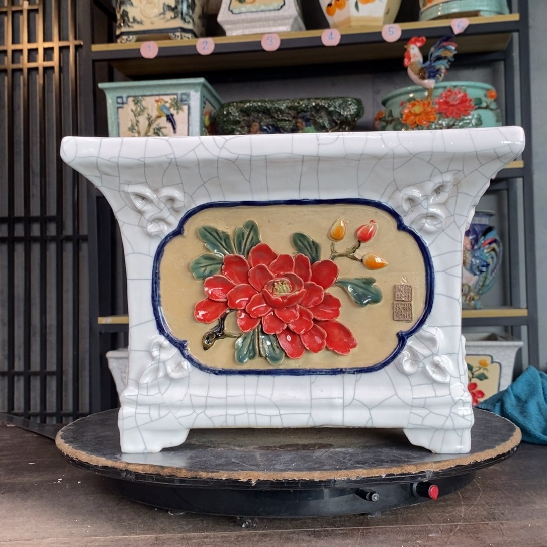 红陶麦****售白色方盆7 