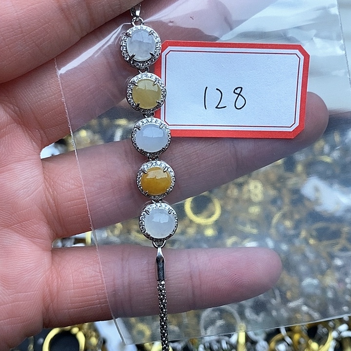 翡翠未镶嵌戒指128