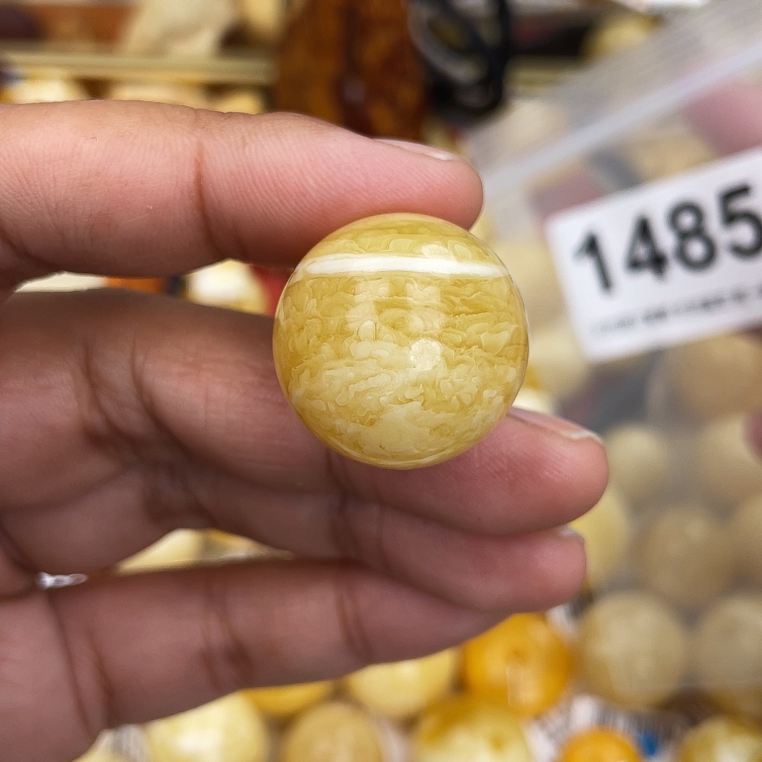 蜜蜡未镶嵌珠宝奇石23虎皮一线天