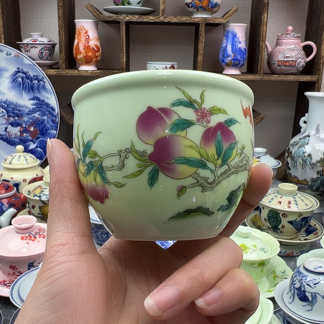 陶瓷杯子景德镇陶瓷567老厂瓷17