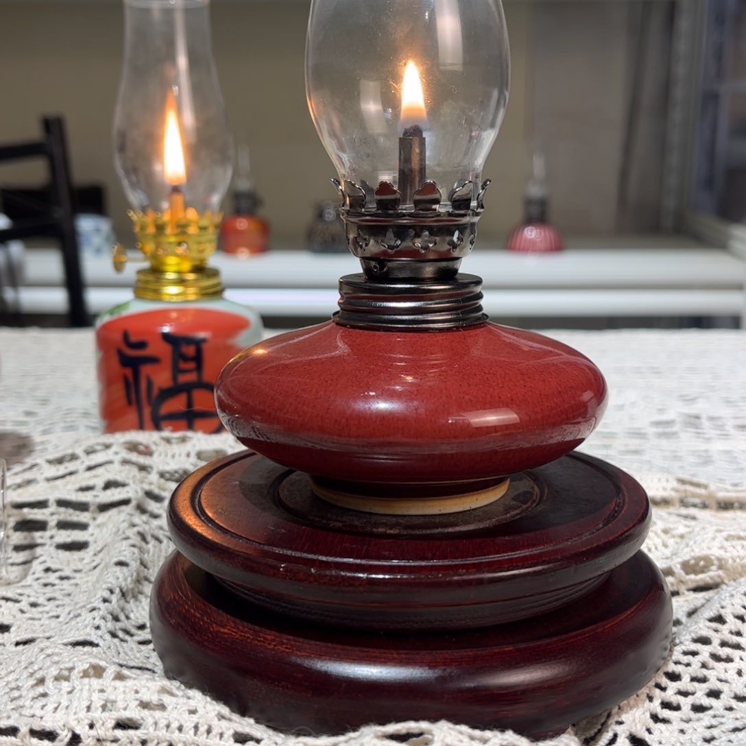 摆件景德镇陶瓷香薰灯