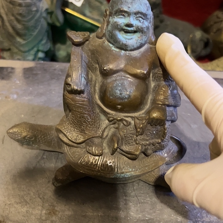 黄铜摆件，文房摆件