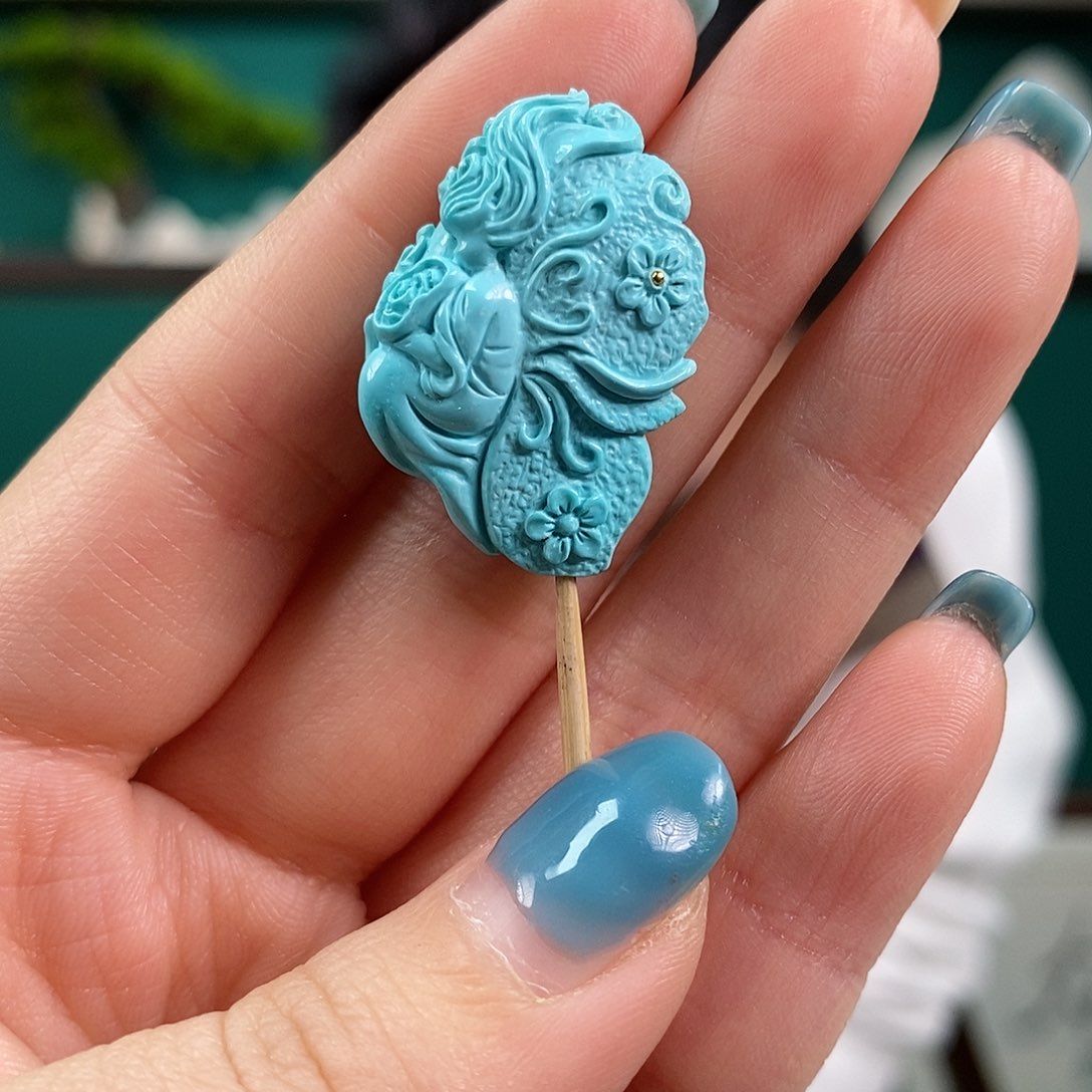 绿松石珠宝奇石未镶嵌