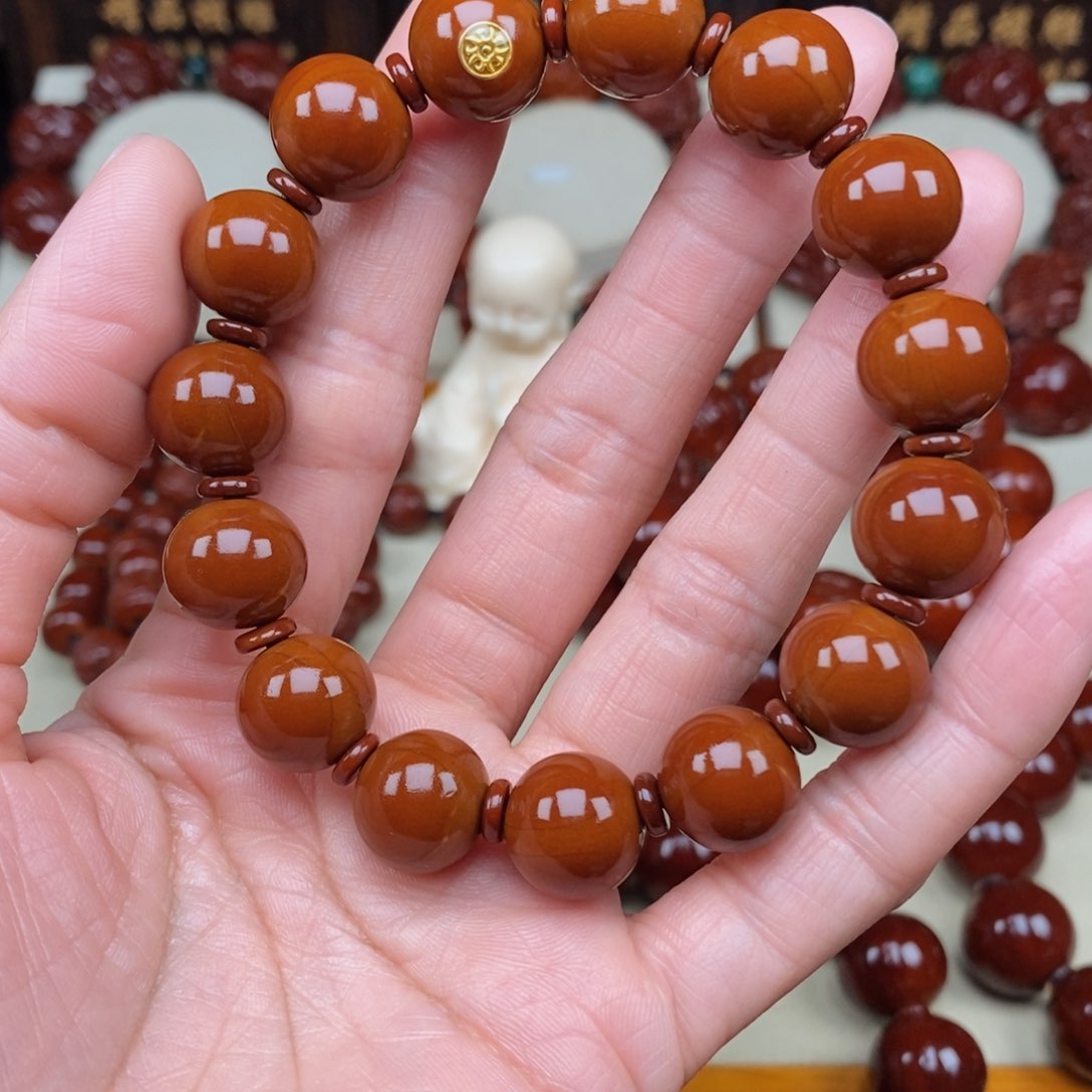 橄榄核吊坠网**毒光珠，