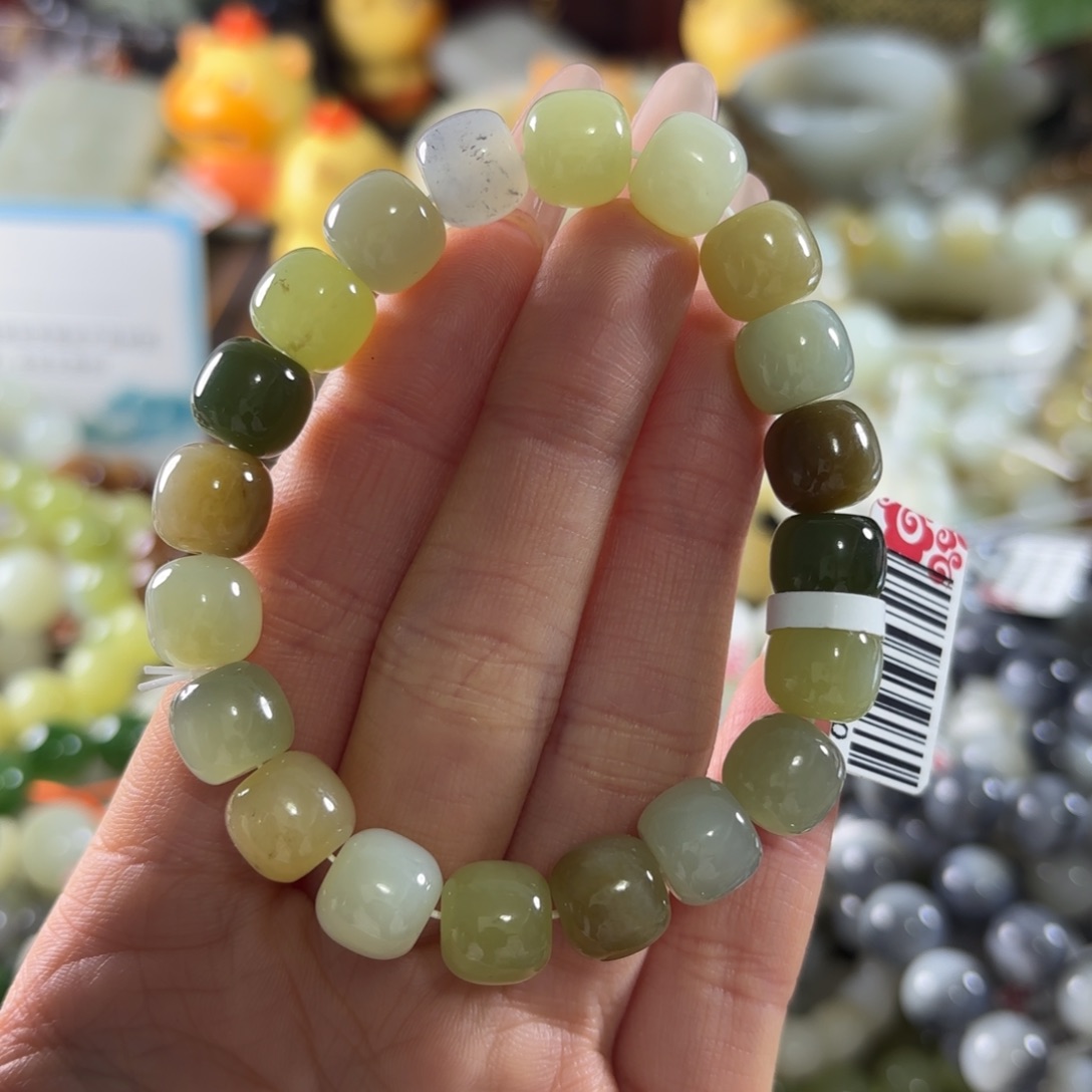 和田玉未镶嵌手串166