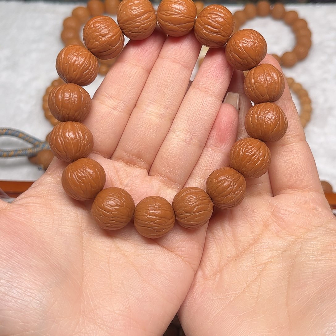 猴头核桃吊坠无泡药无染色