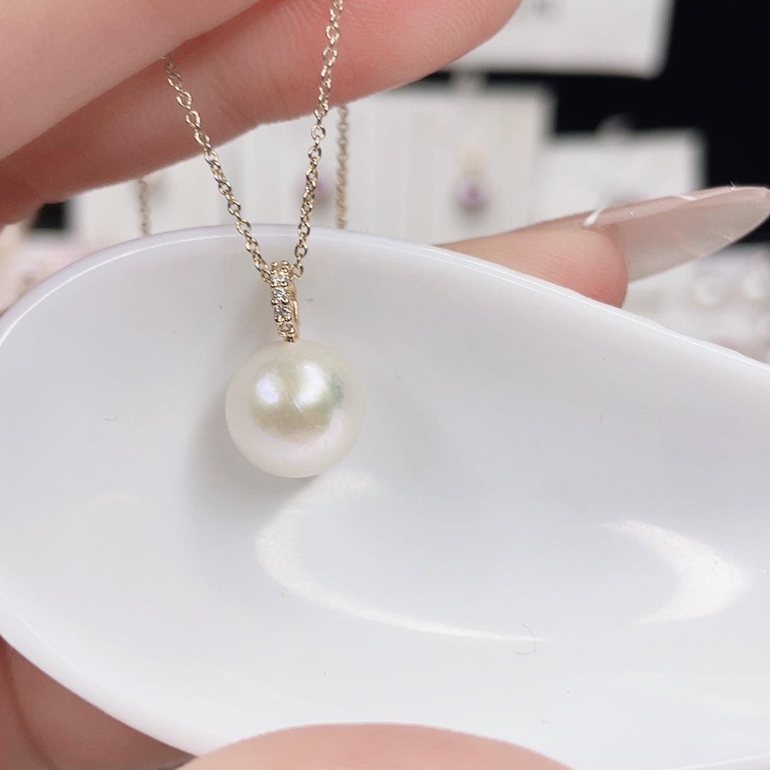 淡水珍珠吊坠(赠链)合金