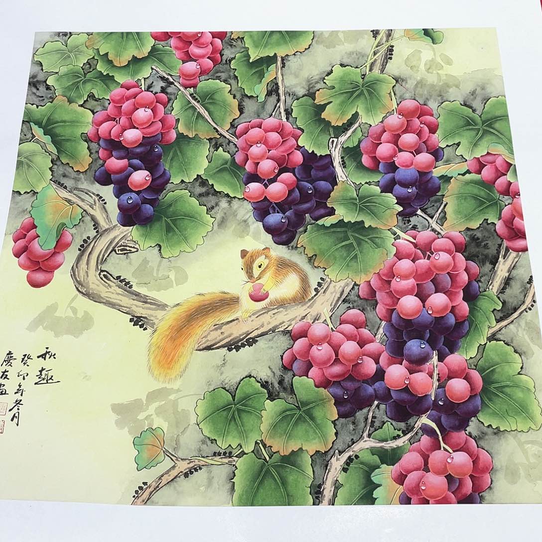 国画李庆友老師精品作品