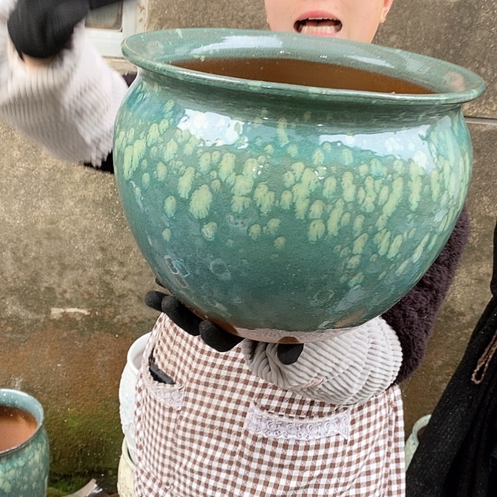 紫砂花盆正品口30高24