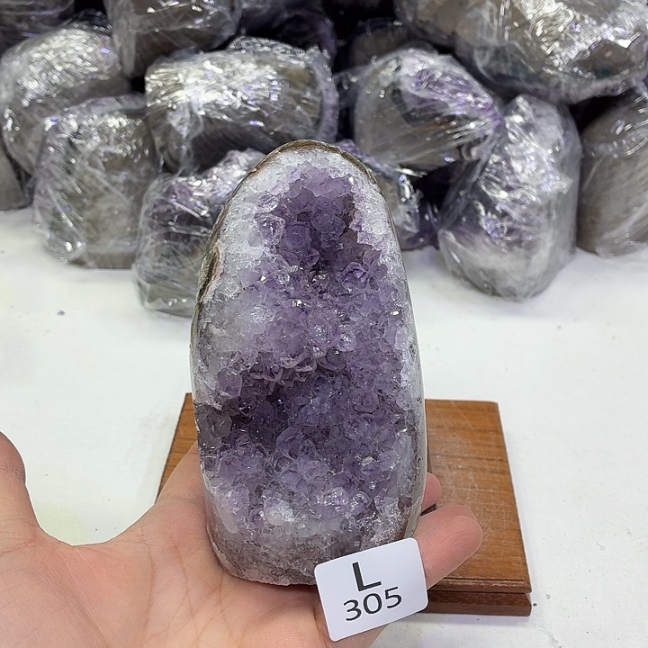未镶嵌水晶摆件天然紫水晶