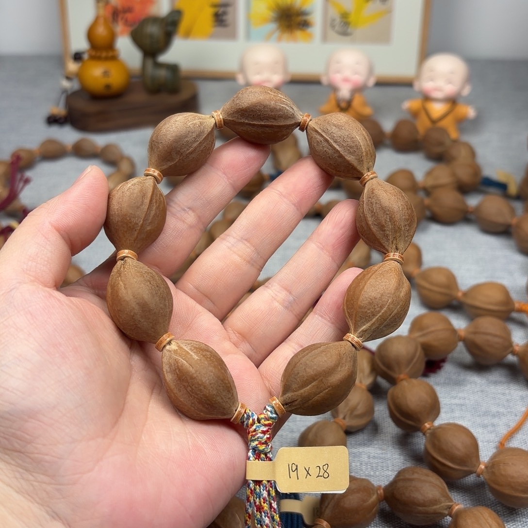 晋***之橄榄核手串梅林铁核19.28橄榄核