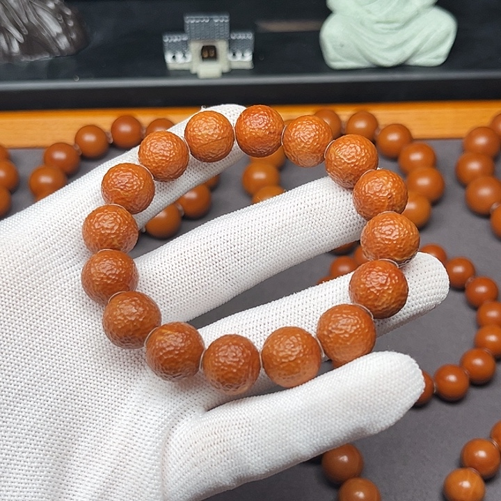 ໑***✘手串/手链橄榄核1.3橘皮