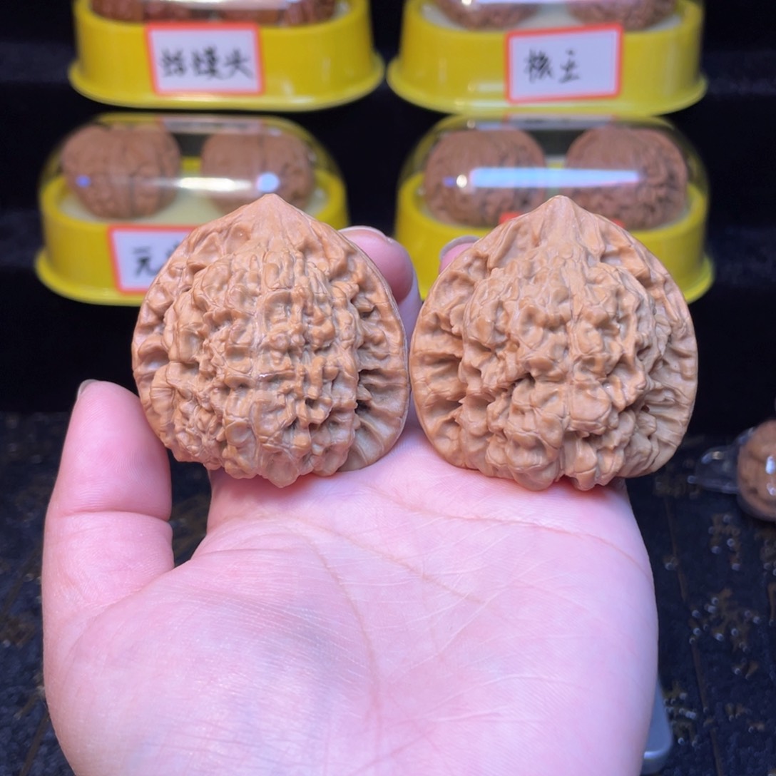 文玩核桃把件官帽47尺