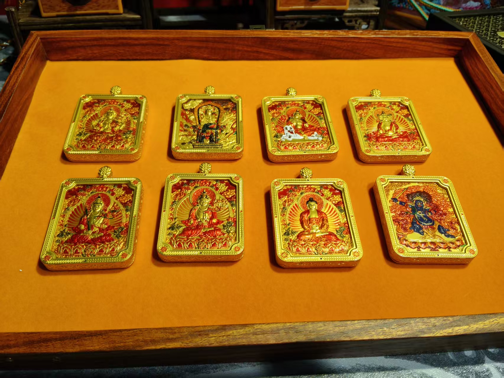 【粉丝福利款】八大守护本命佛唐卡脖挂（拍一送一）唐门大宝子