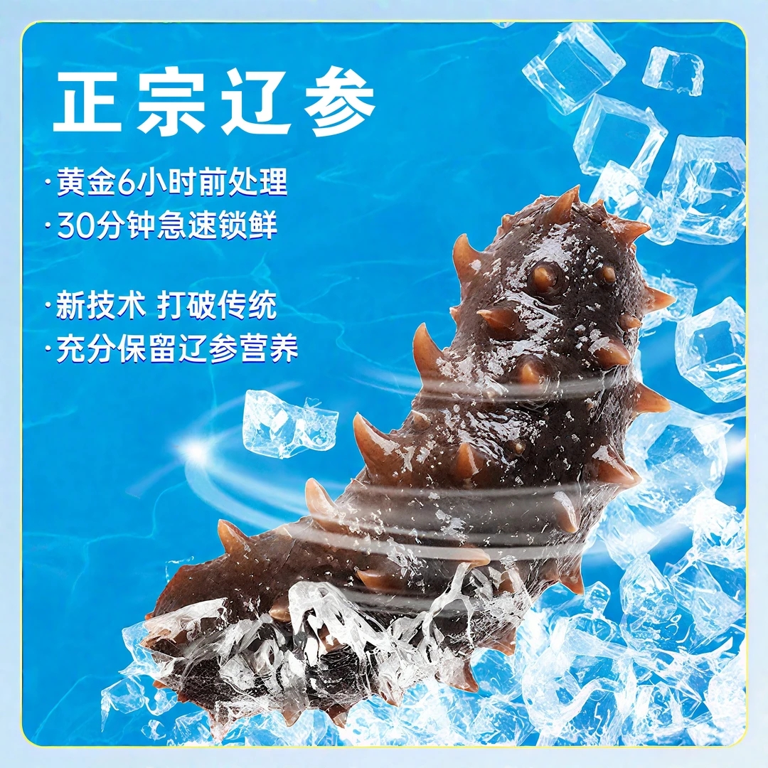 【大连正宗辽参】即食海参大连辽参大连海参滋补送礼孕妈甄选