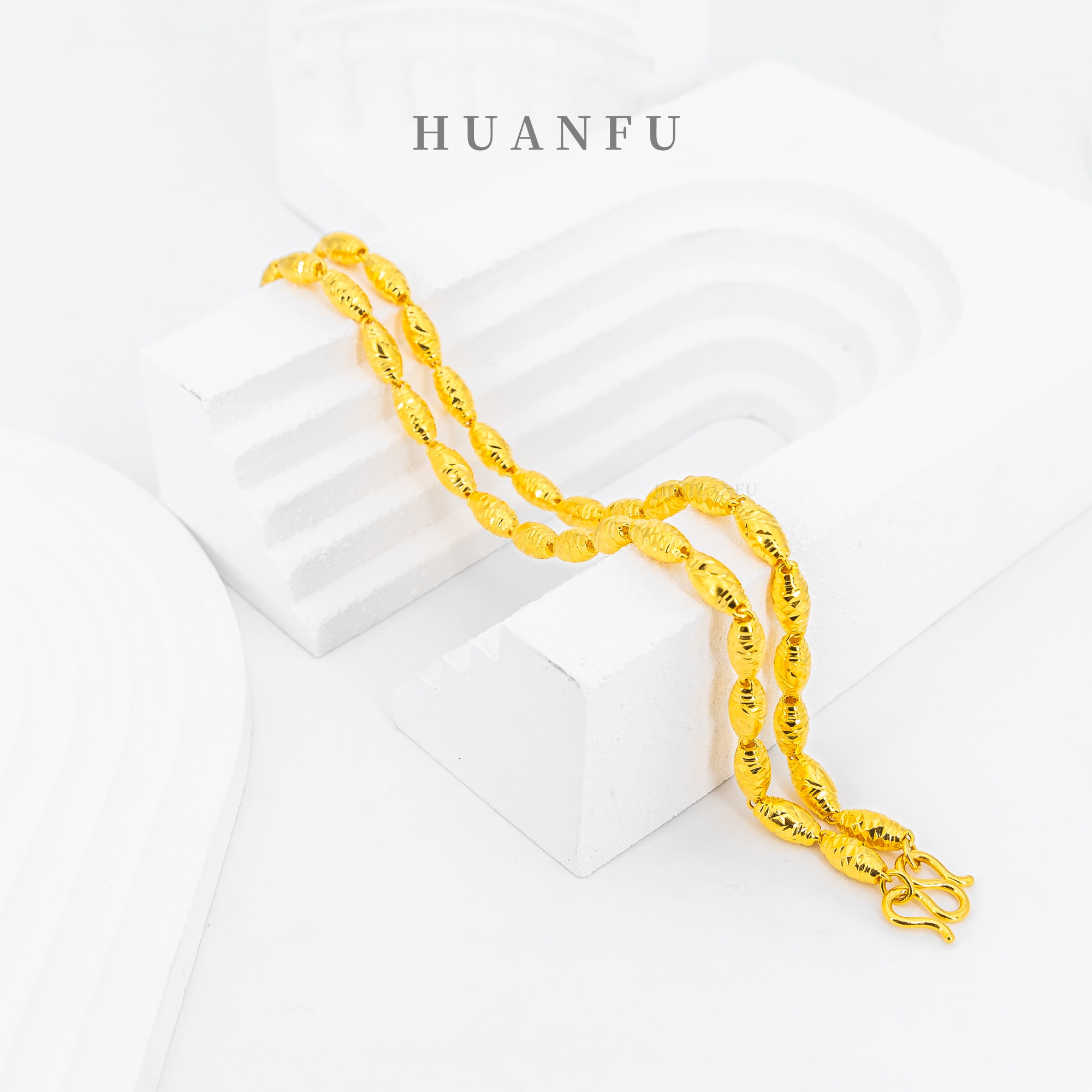 链子足银 橄榄项链  百搭经典编织素款时尚