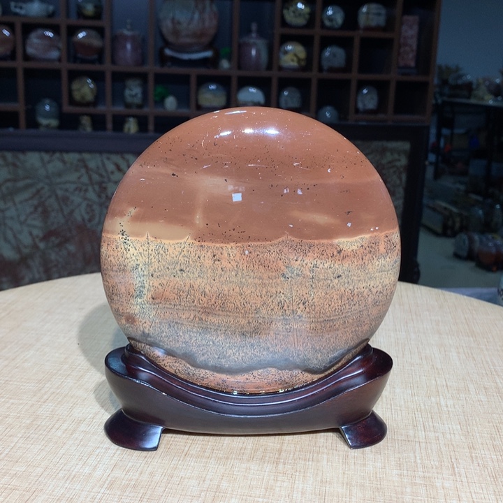 ，广西国画石摆件，收藏观赏