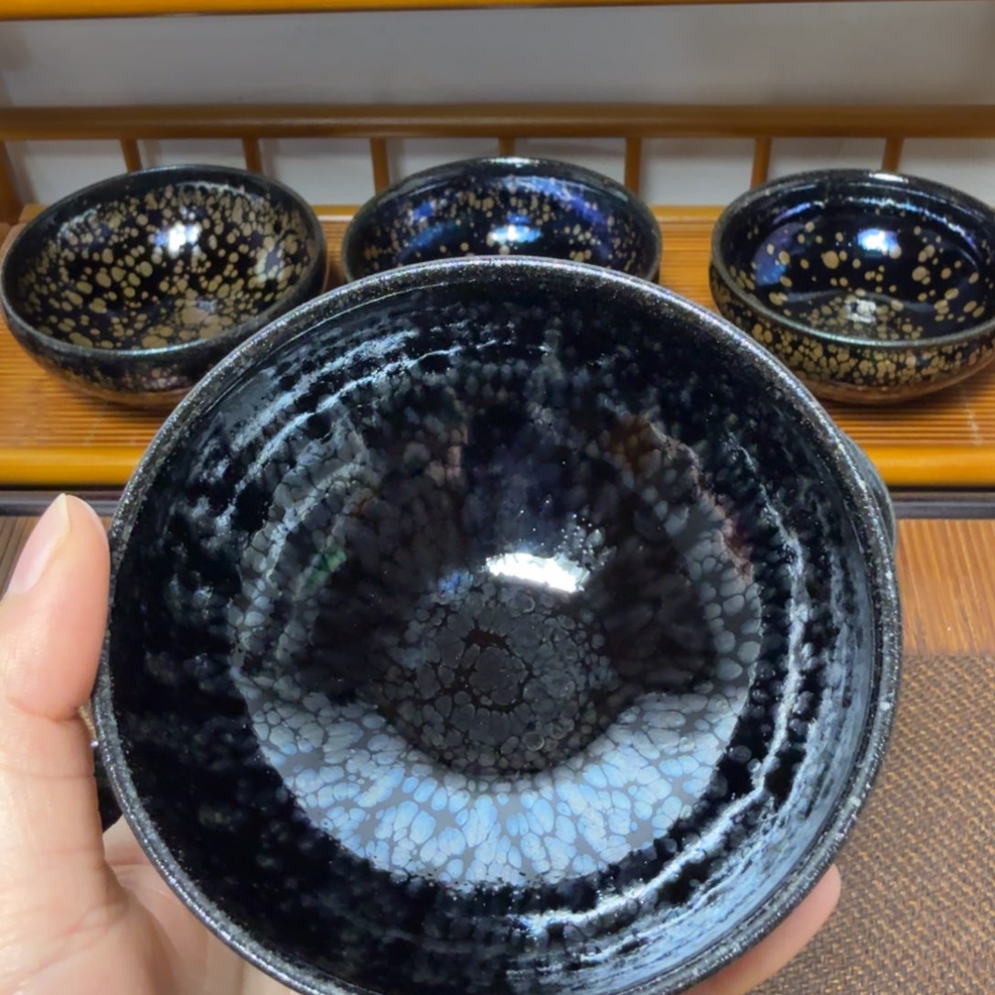 茶盏五*建盏手工制作主人杯茶杯