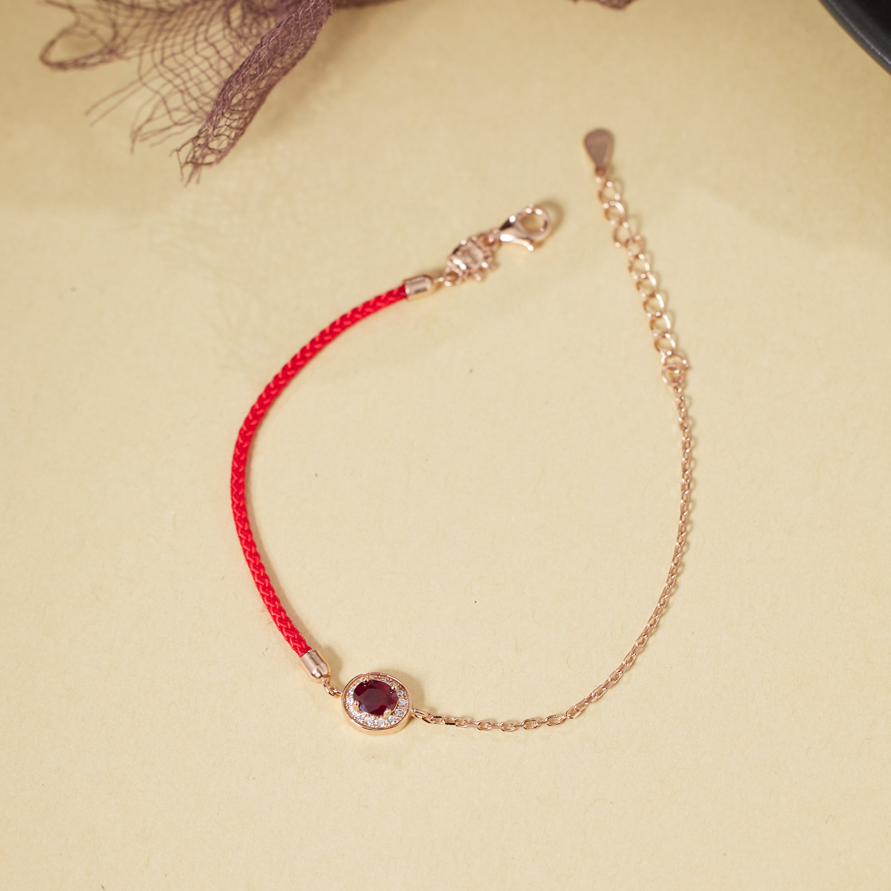 【歪歪】筑梦*红宝石手链*S925镶嵌E8780