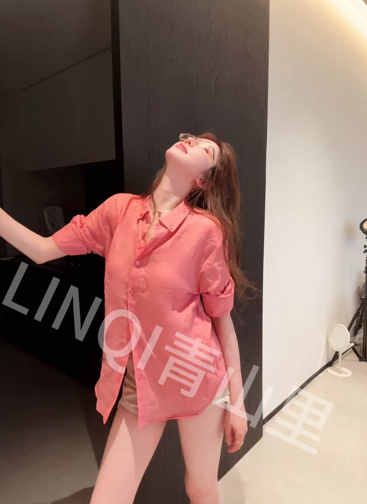 LINQI【面料升级，显白神器】2025升级款全网独卖夏日沁凉西瓜红套装