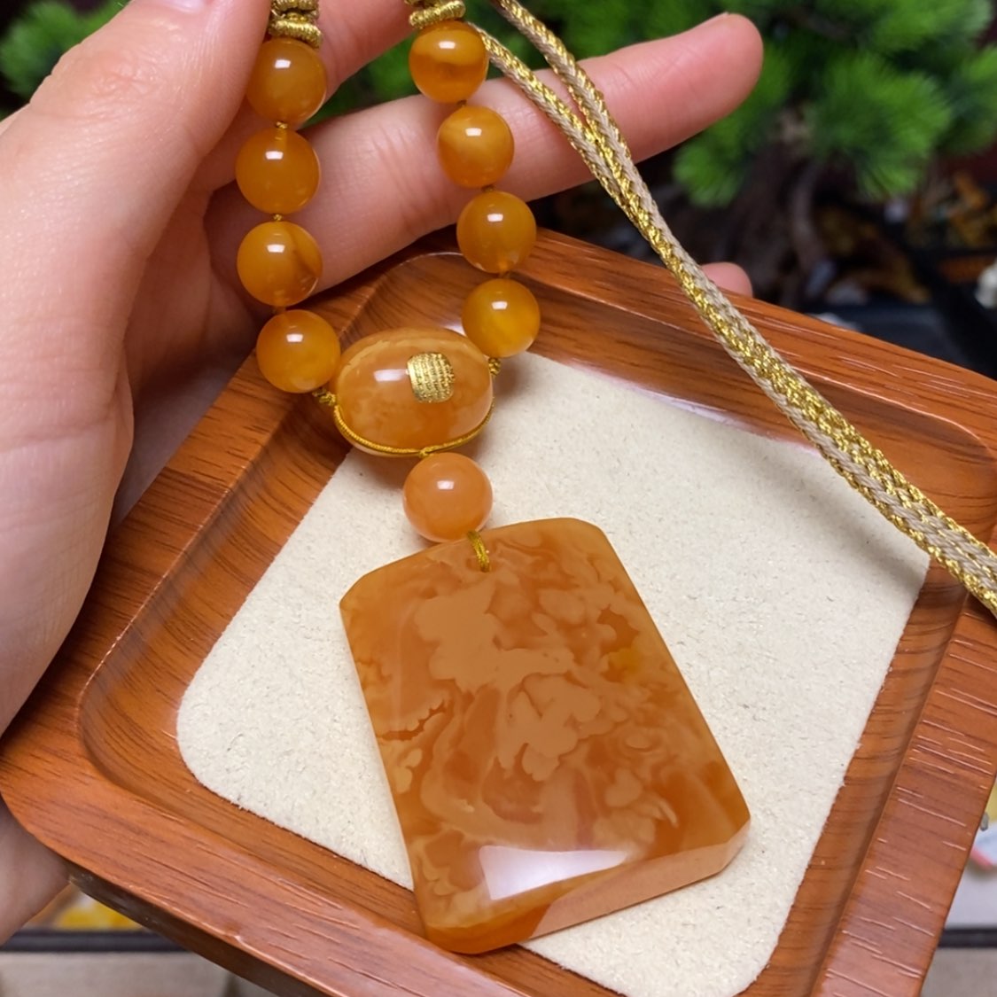 【闪购商品】蜜蜡颈饰未镶嵌项链