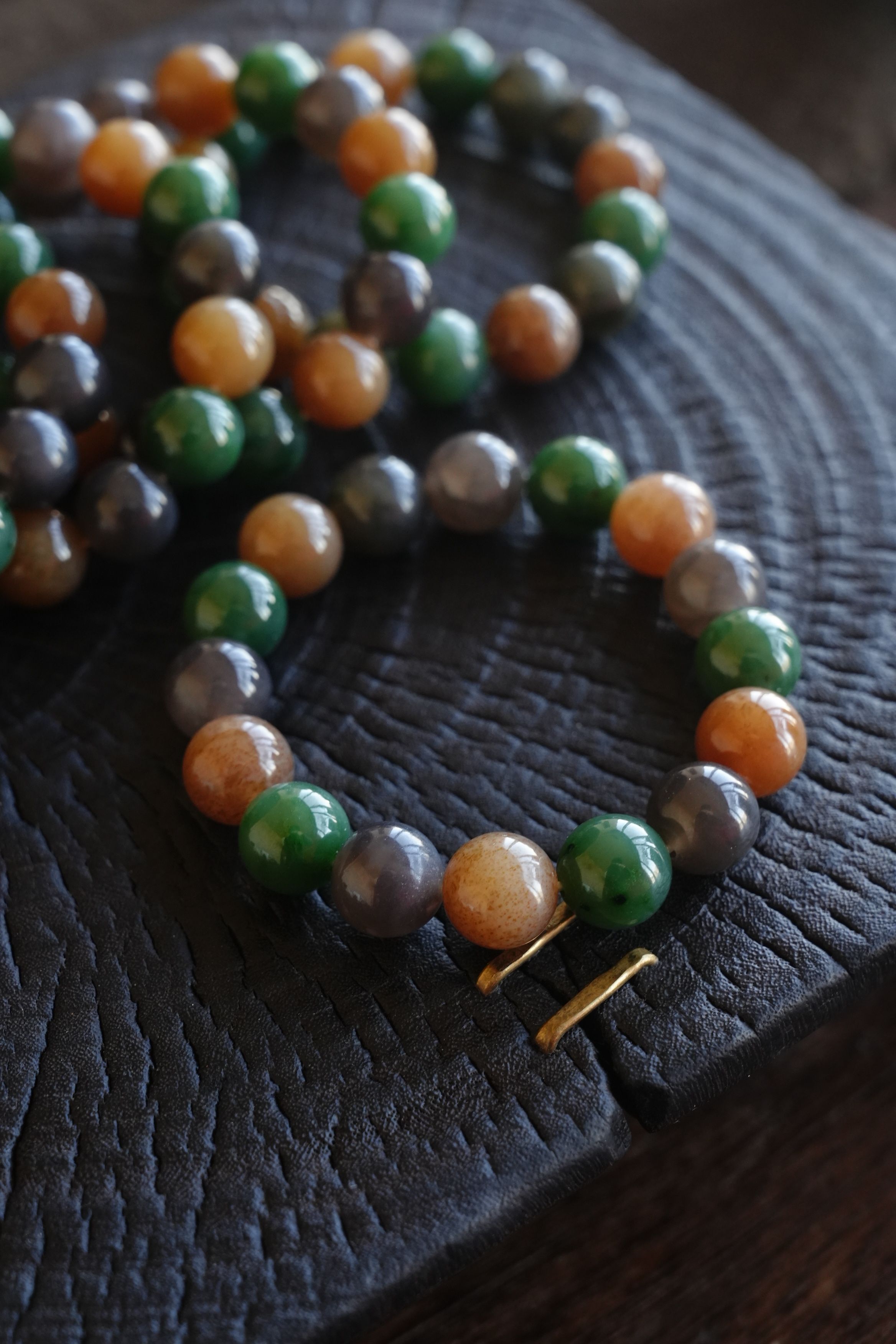 归鸟·不挑珠丨和田玉手串 D25112286  多样性发其一