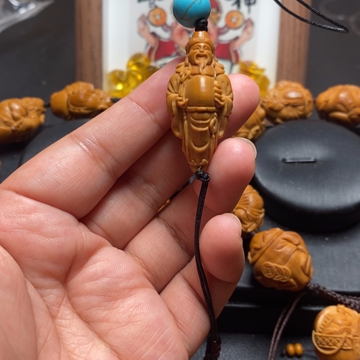 橄榄核手串/手链官帽财神