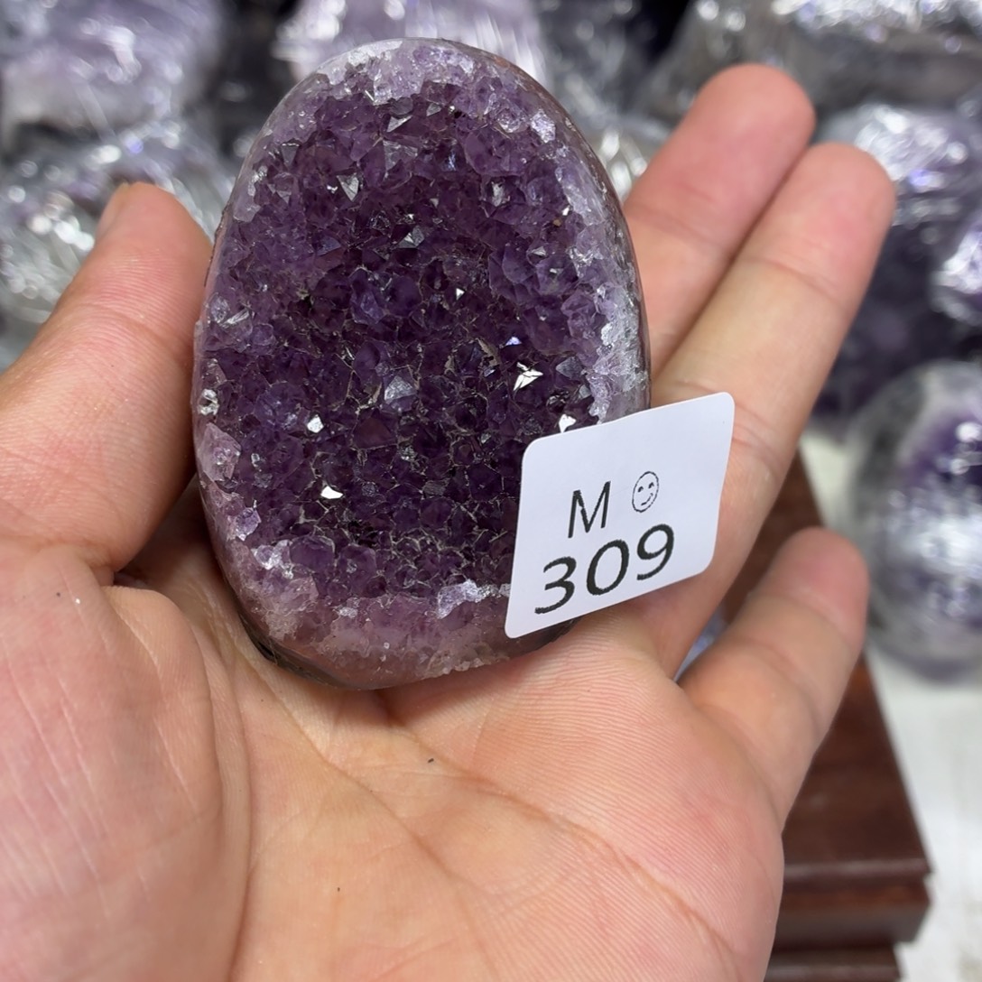 紫晶摆件未镶嵌水晶